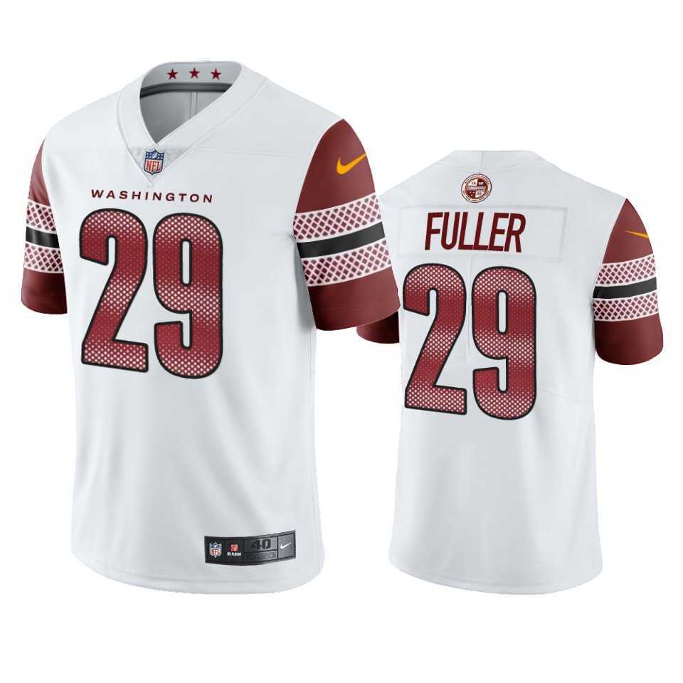 Washington Commanders 29 Kendall Fuller White Vapor Limited Jersey Dzhi